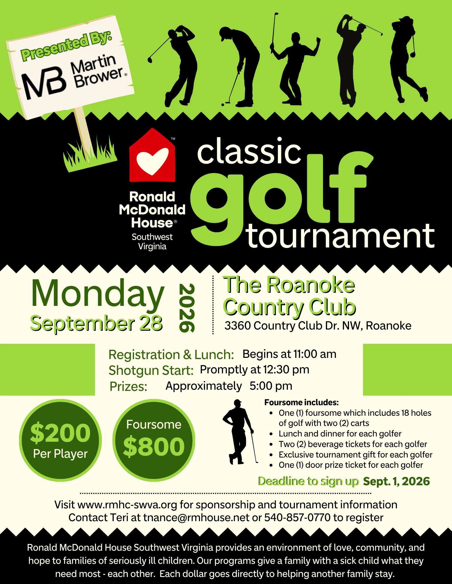 golf classic tournament flyer