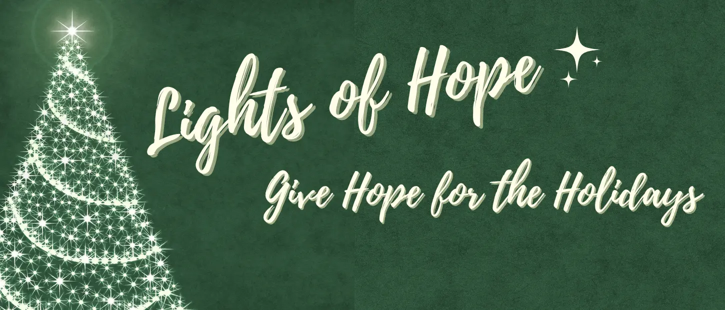 lights of hope - give hope for the holidays