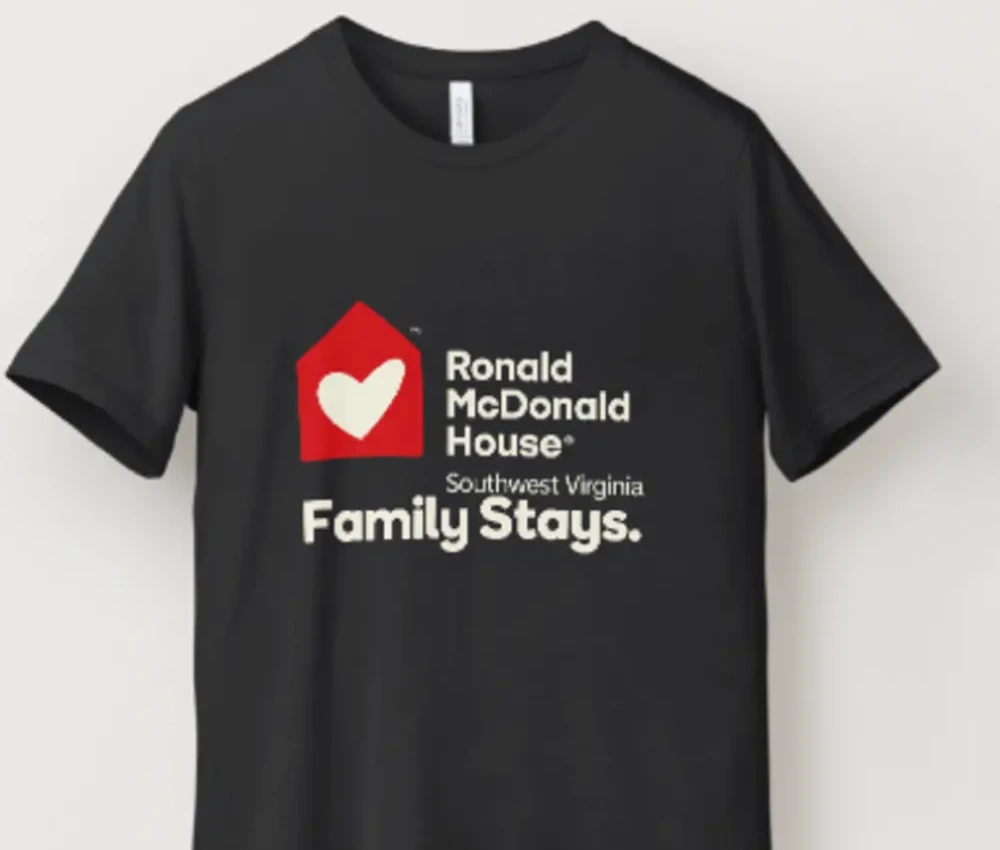 Ronald McDonald House Southwest Virginia rock-a-tee shirt mockup