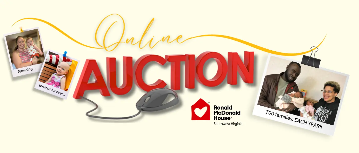Ronald McDonald House Southwest Virginia online auction