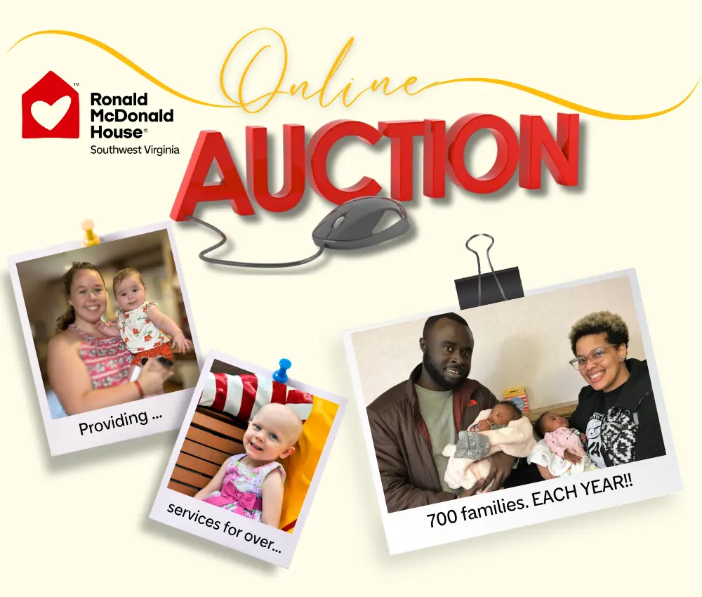 Ronald McDonald House Southwest Virginia online auction